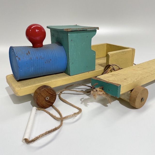TOY, Wooden Train and Carriage
